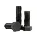 Factory Suppiler Steel material hex head bolts and nuts 4.8 8.8 10.9 M6 M8 M10 fastener galvanzied din933 din931 bolts and nuts